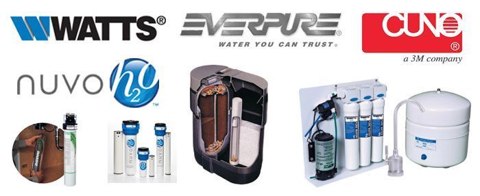 Professional Plumbing & Design offers Water Filtration Systems from top manufacturers like Watts, Everpure, Cuno and nuvo h20.